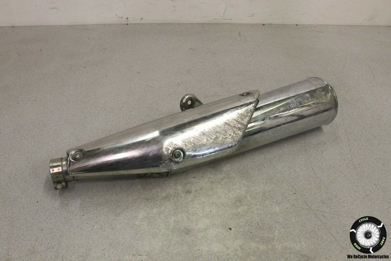 2008 Moto Guzzi Breva 750 LEFT EXHAUST PIPE MUFFLER SLIP ON CAN SILENCER 08