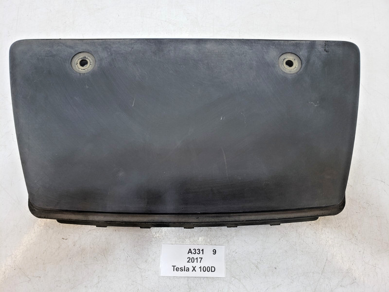 ✅ 2016-2020 OEM Tesla Model X Rear Bumper Diffuser Tow Hitch Cover Black