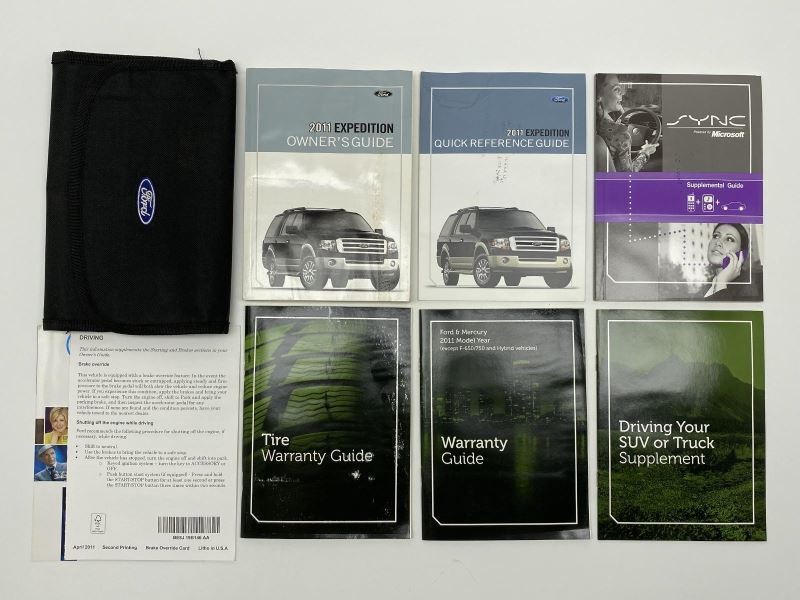 Owners Manual 2011 Ford Expedition 82020