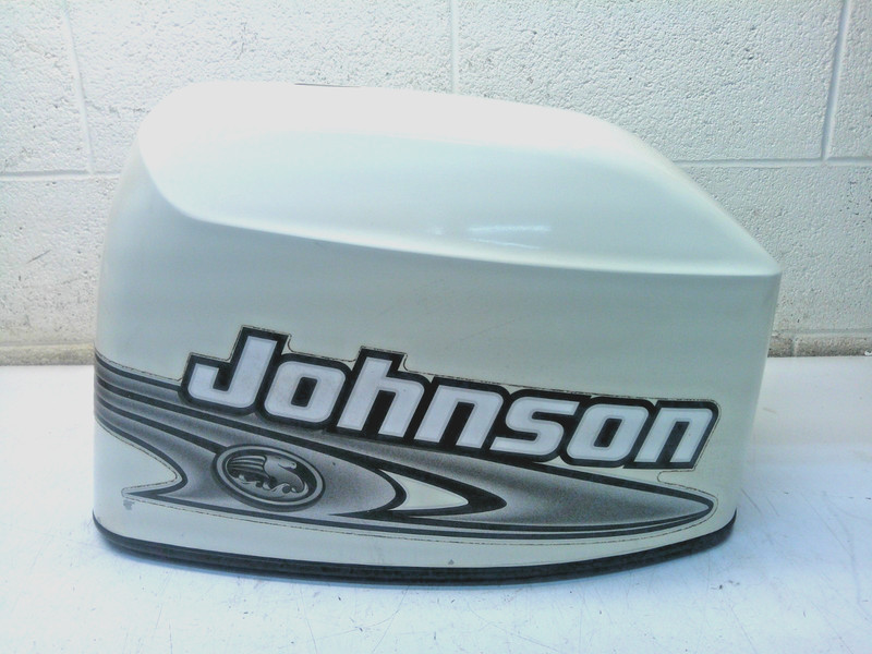 A1 JOHNSON 25HP ENGINE COVER COWL HOOD 5004418 OUTBOARD BOAT MOTOR