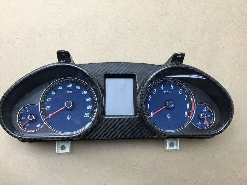 Maserati Granturismo S 2010 Dash Speedometer Cluster Gauge Carbon 08-12 :O
