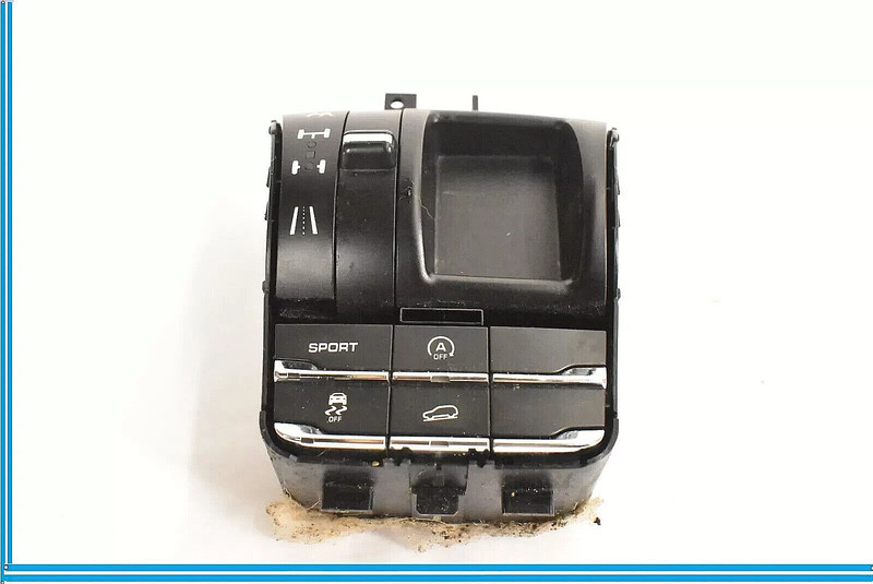11-14 Porsche Cayenne 958 S Suspension Mode Selector Switch Panel 7P5927127 OEM