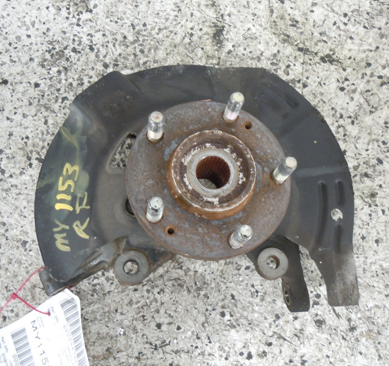 11-13 Hyundai Sonata 2.4L Front Spindle Knuckle Hub Pass Right OEM Hybrid