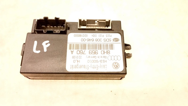 02-09 AUDI B7 A4 S4 RS4 CONVERTIBLE POWER SEAT EASY ENTRY MODULE OEM 021026L