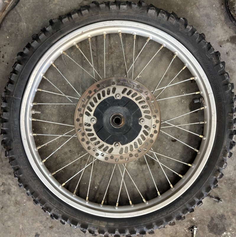 1996 Honda XR600R XR 600R Front Tire Rim Spoked Wheel Rotor 80/100-21 21" 1997