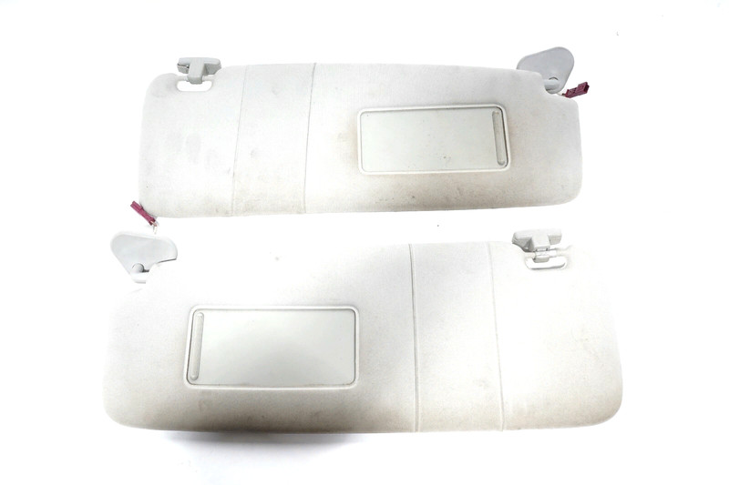 02 03 04 05 BMW 745Li E65 E66 FRONT LEFT & RIGHT SUN VISOR SET OF 2 OEM