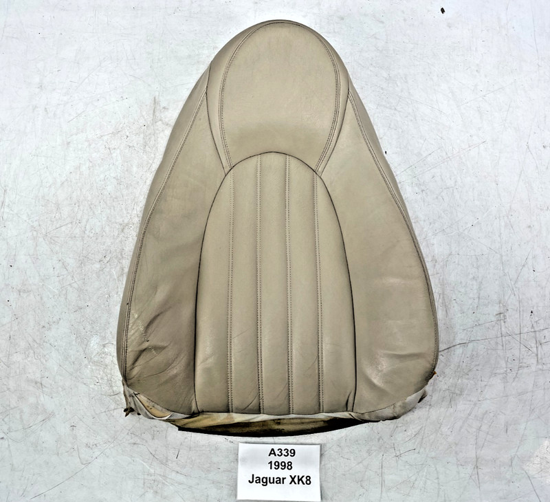 ✅ 98-00 OEM Jaguar XK8 XKR Front Right Seat Upper Cushion Leather Oatmeal*