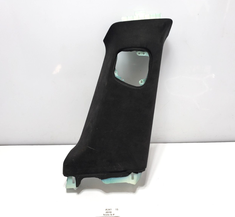 ✅ 12-20 OEM Tesla Model S Right Passenger Side B Pillar Upper Cover Panel Black*