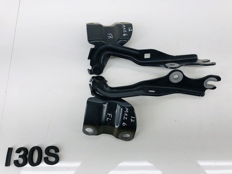 09-13 MAZDA 6 FRONT RIGHT & LEFT SIDE HOOD COVER PANEL HINGE SUPPORT OEM