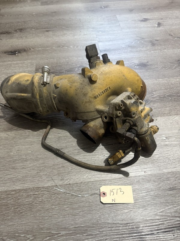 CATERPILLAR C15 GAS INDUCTION VALVE TURBO ELBOW & ACTUATOR - P/N:2986257 2986164