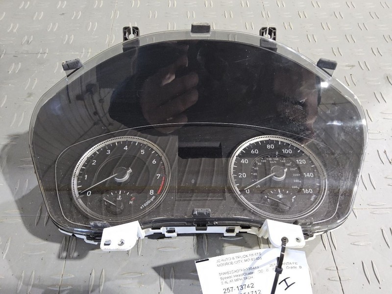 2019 Hyundai Santa Fe Speedometer Instrument Cluster 2.4L MPH US 3.5in Screen