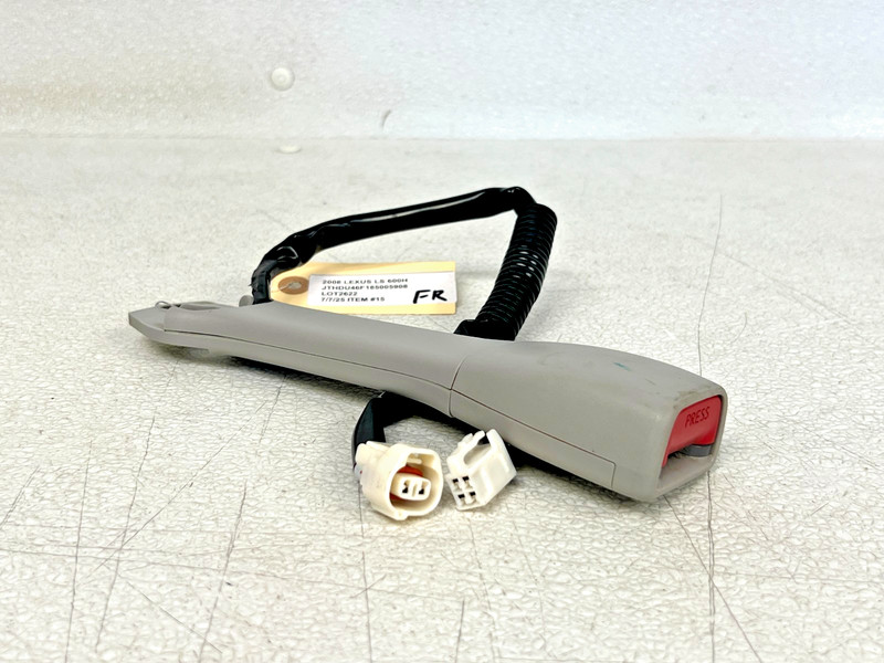 ⭐2007-2012 LEXUS LS600H FRONT RIGHT PASSENGER SIDE SEAT BELT BUCKLE OEM LOT2622