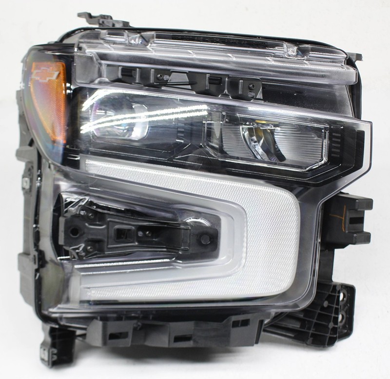 OEM Right Passenger Side LED Headlamp For Chevy Silverado 1500 Black Bezel
