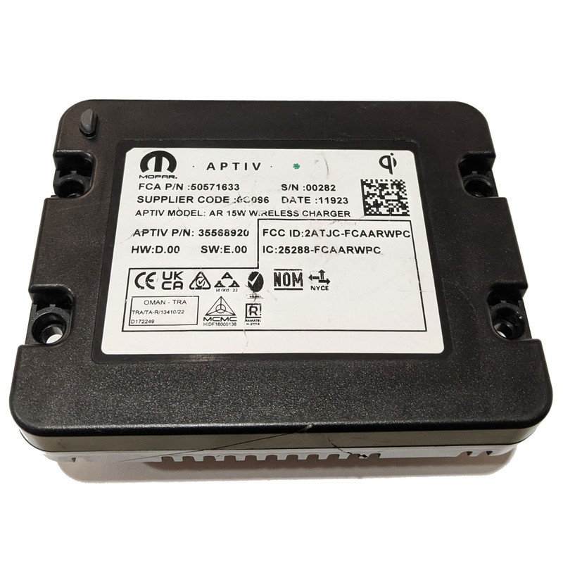 OEM Wireless Charging Station Control Module Dodge Hornet 2023-2025 50571633