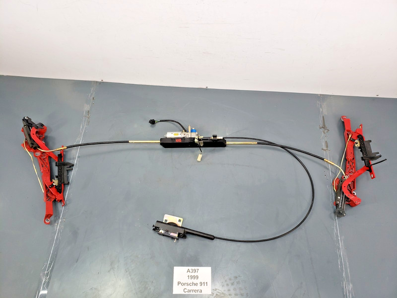 ✅ 99-05 OEM Porsche Carrera 911 996 Convertible Top Cover Cable Drive Mechanism