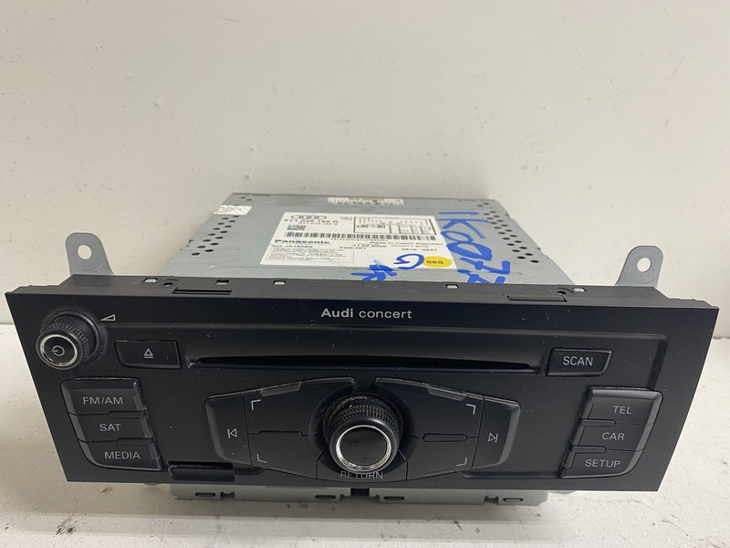 2010-2012 Audi A4 Concert Audio Radio Stereo 2 DIN Disc CD Player 8T0 035 186 R