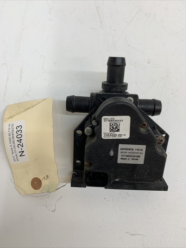 2016-2020 TESLA MODEL X HVAC AC HEATER COOLING CONTROL VALVE OEM 24033 B32