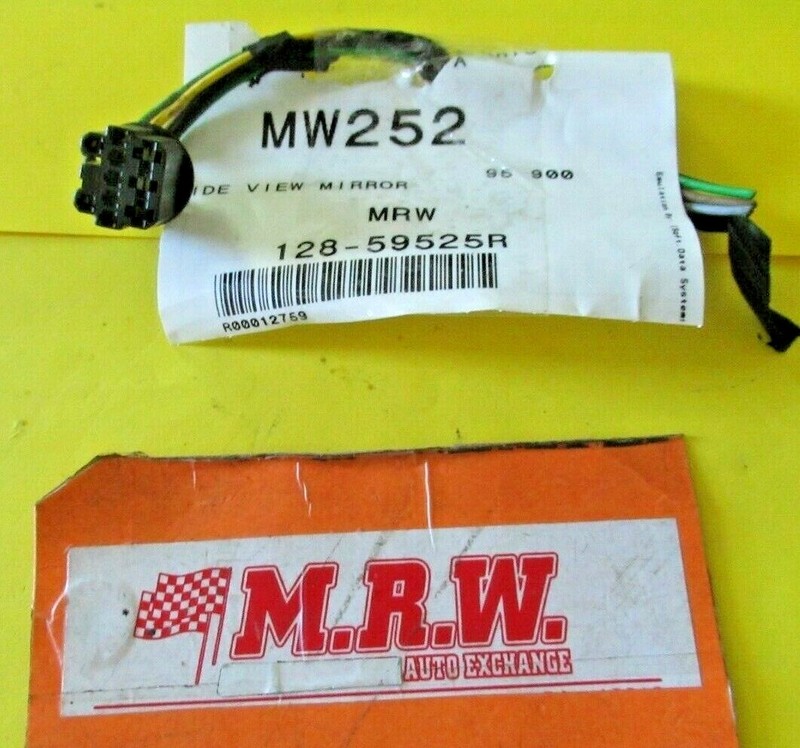 WIRE PLUG CONNECTOR off RIGHT PASSENGER DOOR MIRROR POWER R RF RH for SAAB 900