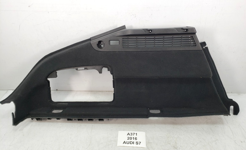 ✅ 12-18 OEM Audi A7 S7 RS7 Rear Left Driver Side Trunk Quarter Trim Cover Black