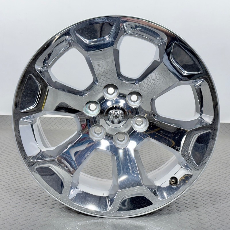 ✅ 2019-26 RAM 1500 5th Laramie OEM 20" FACTORY CHROME CLAD WHEEL RIM R20 20x9 #1