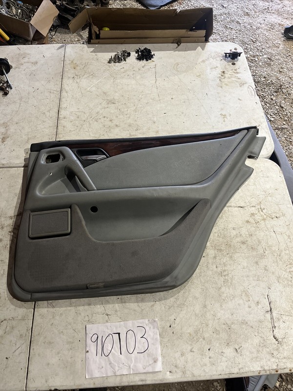 96-03 Mercedes W210 E300 Rear Right Passenger Side Interior Door Panel Cover OEM