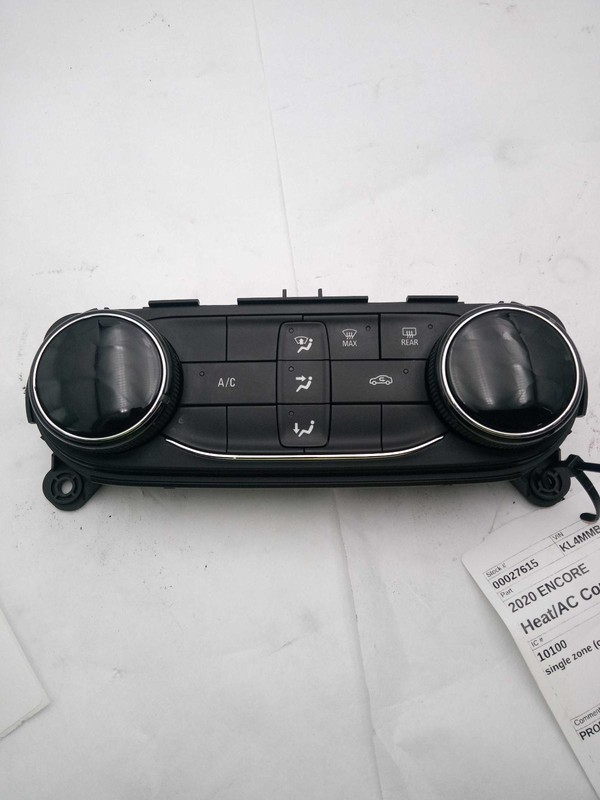 Used A/C Selector Switch fits: 2020 Buick Encore gx front semi automatic tempera