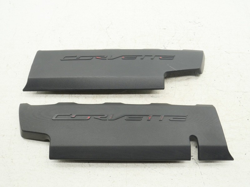 2014-2019 Chevrolet Corvette C7 Engine Cover Fuel Rail Trim Set LH RH 12643709