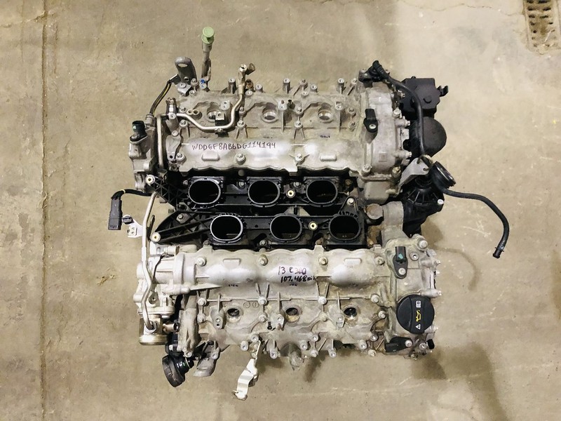 13-14 MERCEDES BENZ C300 3.5L V6 M276 GASOLINE ENIGNE MOTOR 107K MILES OEM #12