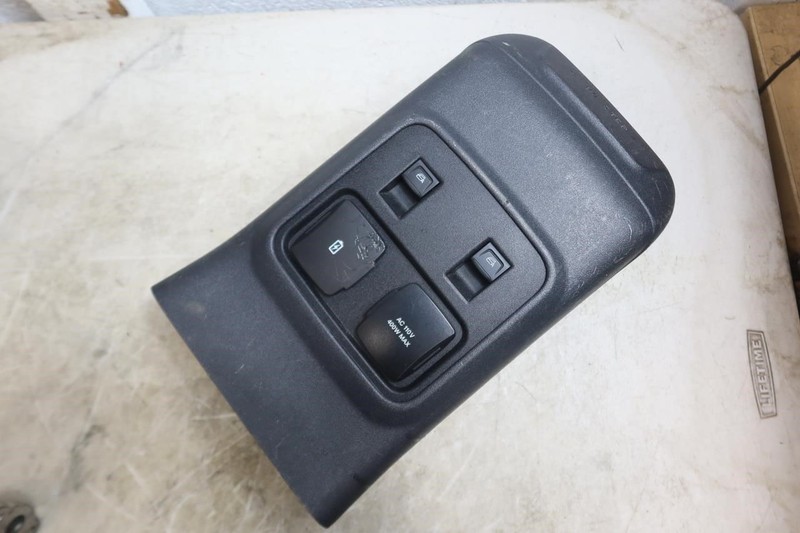 21-25 Ford Bronco OEM Ceneter Console Rear End Cap w/ Window Switch & Outlet