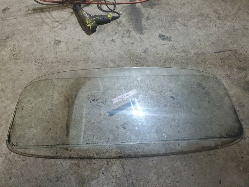 1950 chevy belair Deluxe rear window glass
