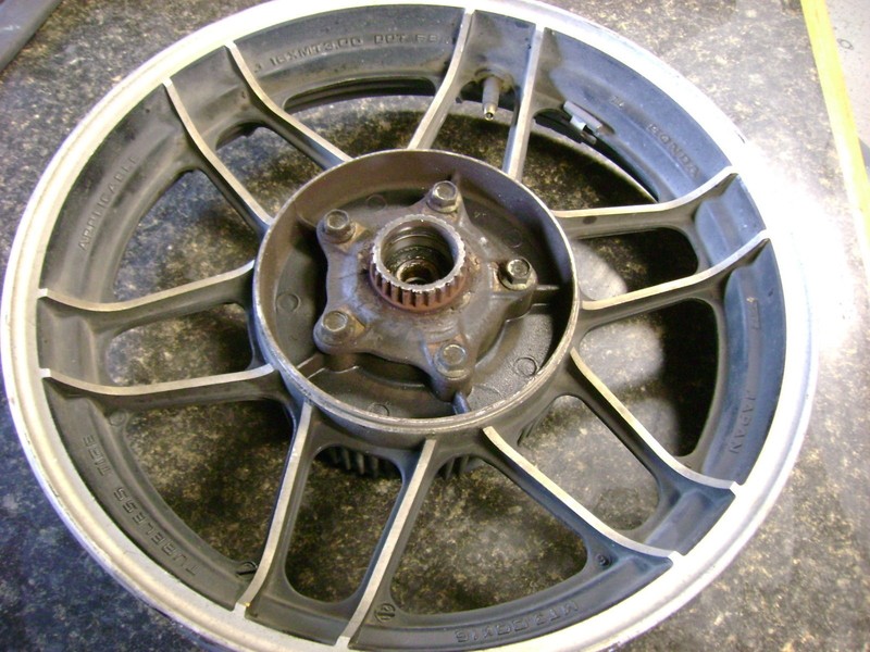 84 Honda Nighthawk CB650SC CB 650 SC CB650 Rear Rim Wheel 1984 Back 16"