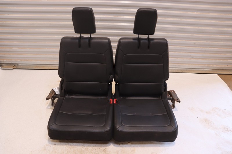 2012-2019 FORD FLEX REAR 3RD THIRD ROW SEAT COMPLETE LEATHER BLACK OEM