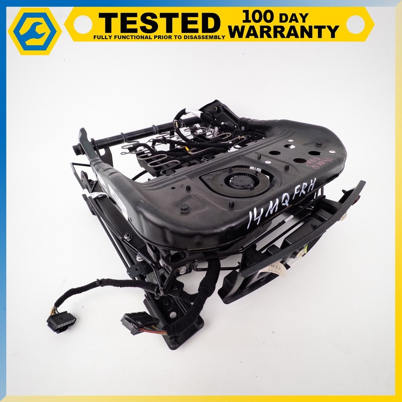 14-19 MASERATI QUATTROPORTE FRONT RIGHT SIDE SEAT RAIL TRACK FRAME MOTOR OEM