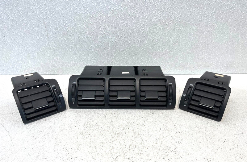 98-05 Mercedes W163 ML320 ML500 Center Dash AC Air Vent Trim Set Panel Black OEM