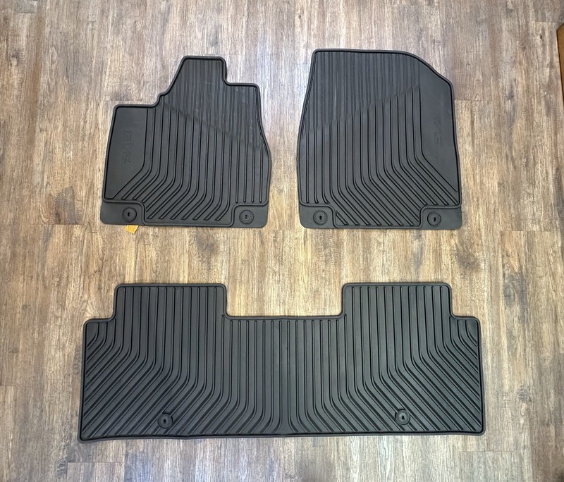 2022-24 KIA EV6 ALL WEATHER FLOOR MAT SET - OEM - PART # CVF13-AC000