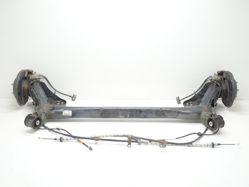 2014-2016 Kia Soul Rear Torsion Axle Beam W/ Knuckles Brakes Cables OEM