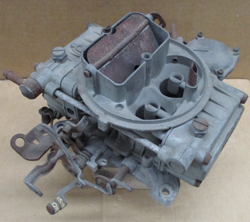 USED 4 BARREL HOLLEY CARBURETOR 7413 2417 600 CFM VACUUM SECONDARY 4160 SERIES