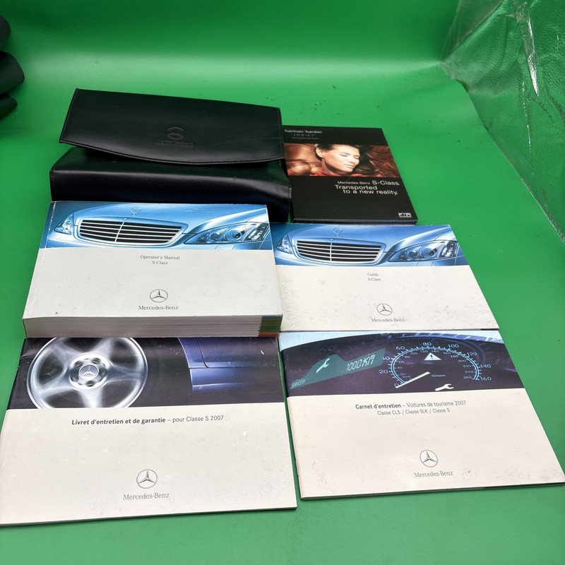 2007 Mercedes Benz S-Class Owners ManualWith CaseS550 S430 S600 S350 5.5