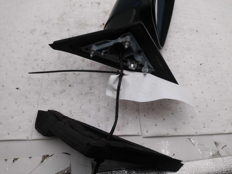 2014 Chrysler 300 Left Door Mirror Blue Scuffed & Scratched OEM Part 36634