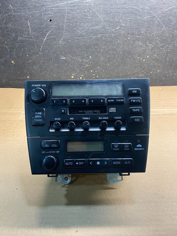 1997 Lexus Es300 Radio Receiver Tape Casette Climate Control OEM aa3240 DG