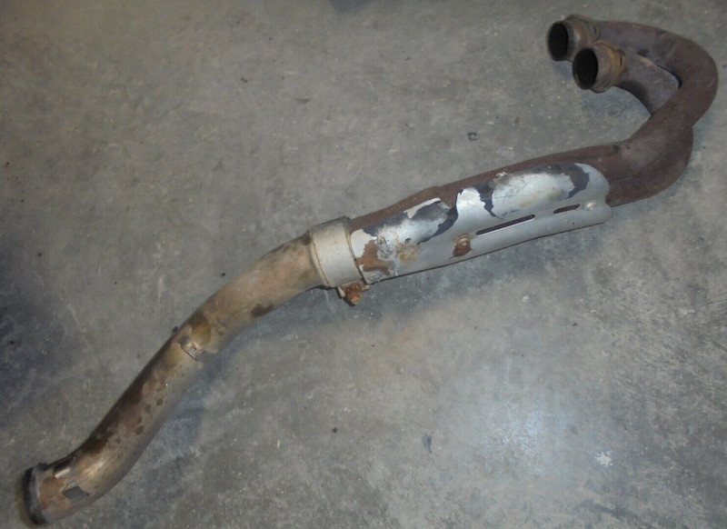 2003 Polaris Predator 500 ATV Exhaust Header Pipe Manifold Head 03
