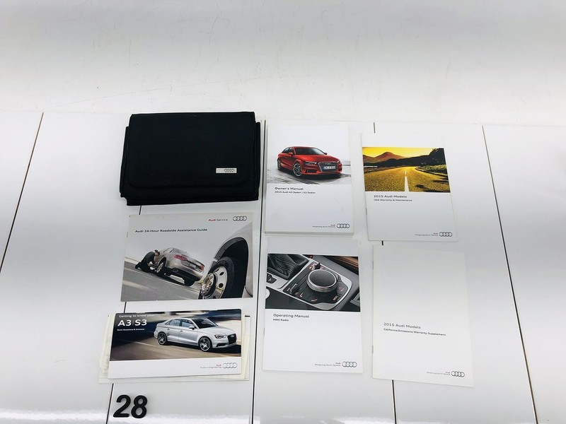 AUDI A3 QUATTRO SEDAN OWNERS MANUAL GUIDE SERVICE BOOK W/ CASE OEM