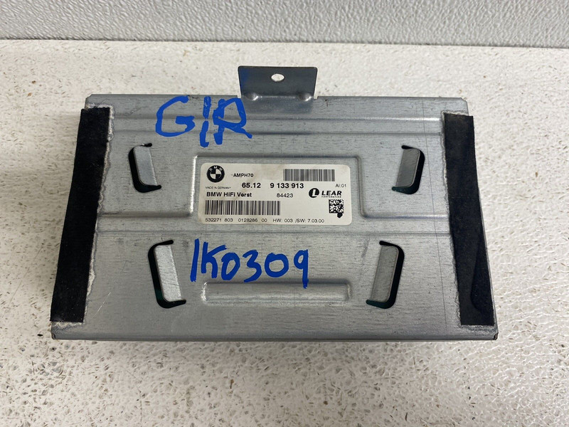 2007-2010 BMW X5 Amplifier Hifi Amp 6512 91133 913 Oem