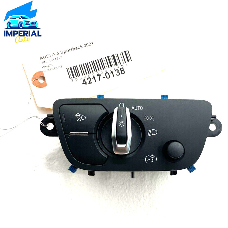 2018-23 AUDI A5 SPRTBACK DASHBOARD HEADLIGHT HEAD LIGHT LAMP CONTROL SWITCH OEM