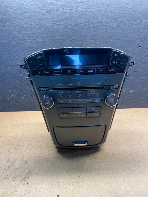 2007 to 2009 Acura Mdx Radio Stereo 6 CD Player Climate Control Pan OE ac6972 DG