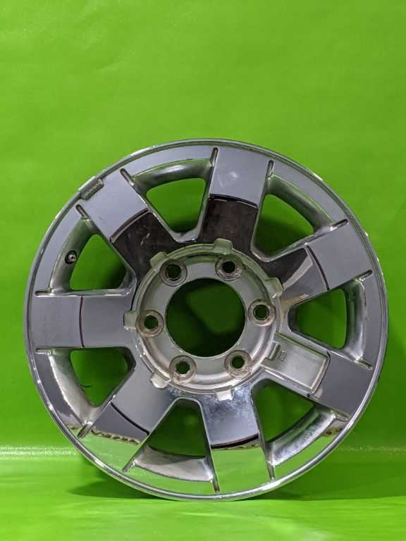 06-09 HUMMER H3 16X7-1/2 7 SPOKE CHROME 16" WHEEL RIM OEM R379
