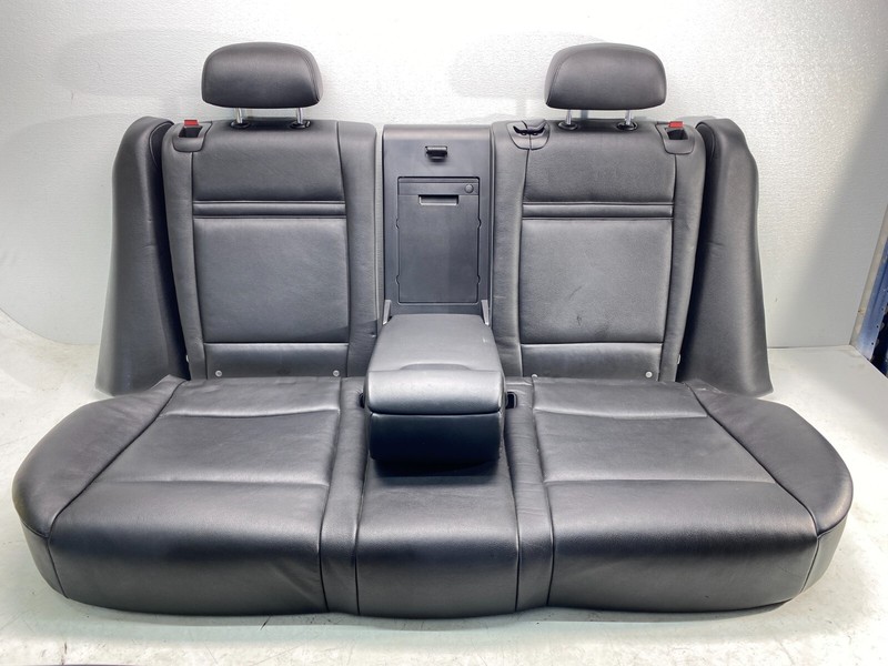 07-13 BMW E70 X5M Comfort Heated Black Leather Upper & Lower Rear Seat Set! OEM✅