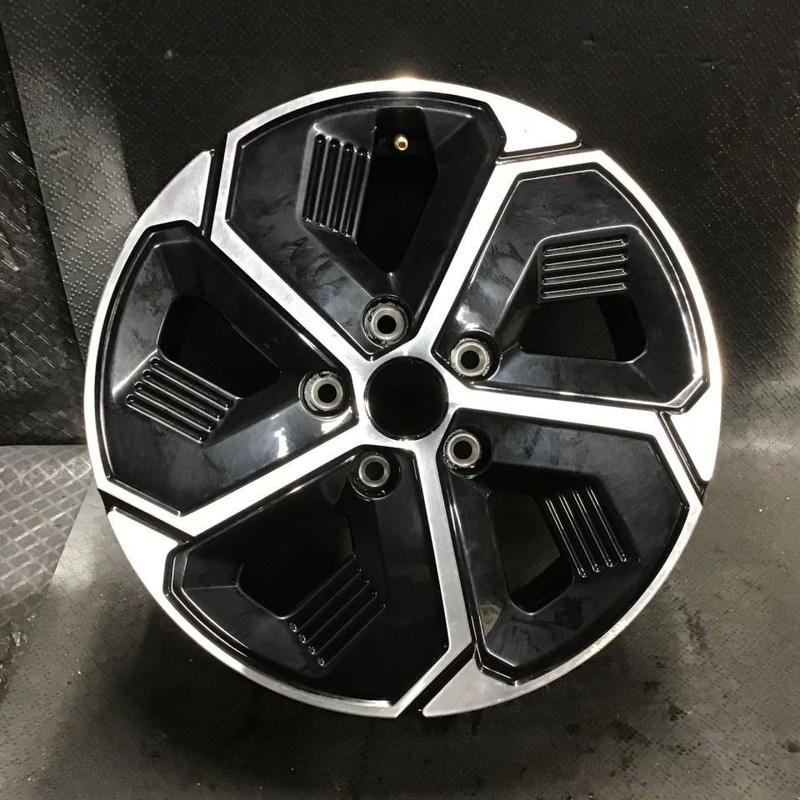 2023.2025 KIA Niro 74615 Wheel 16 x 6-1/2 5 Spoke Rim Black Machined 52910AT000