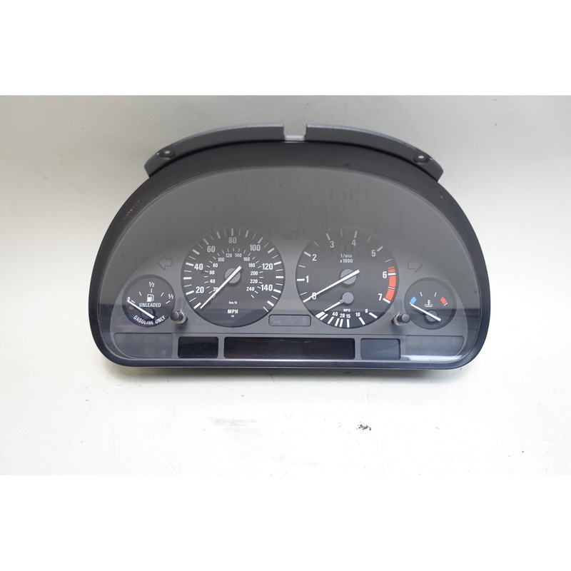 Damaged 2000 BMW E39 540i M62TU V8 Instrument Gauge Cluster Hi-OBC OEM