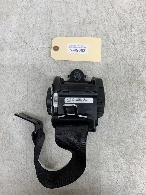 20-22 TESLA MODEL Y REAR LH RH SEAT BELT SEATBELT RETRACTOR 149378401C 49063 B70
